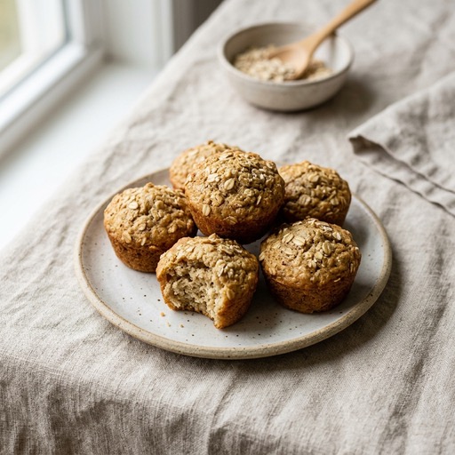 Apple & Oat Baby Muffins — baby-led weaning recipe for 9+ months