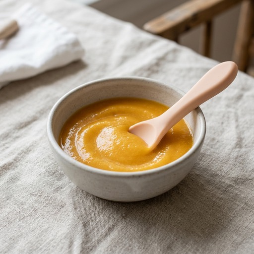 هريس المشمش — baby-led weaning recipe for 6+ months