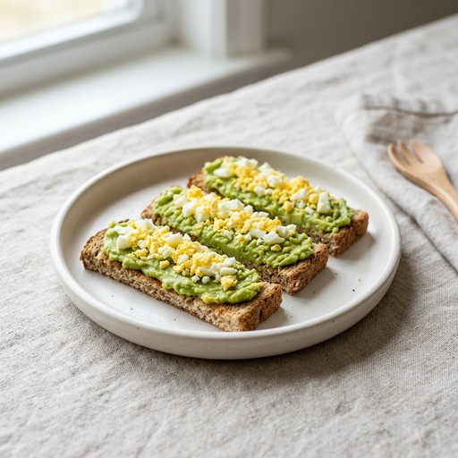 Avocado & Egg Toast Fingers — baby-led weaning recipe for 9+ months