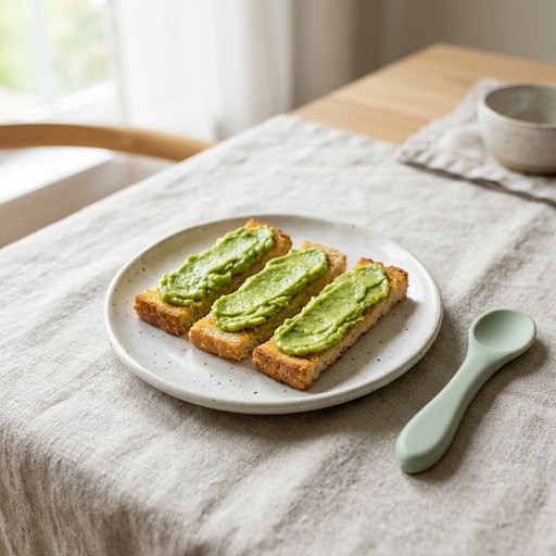 Avocado Toast Fingers — baby-led weaning recipe for 6+ months