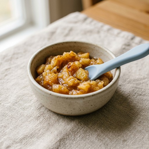 هريس التفاح المخبوز — baby-led weaning recipe for 6+ months