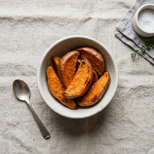 Baked Sweet Potato Wedges — baby-led weaning recipe for 6+ months