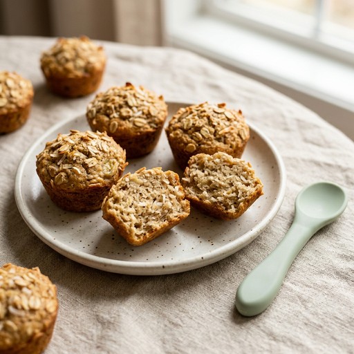 Banana & Coconut Muffins — baby-led weaning recipe for 9+ months