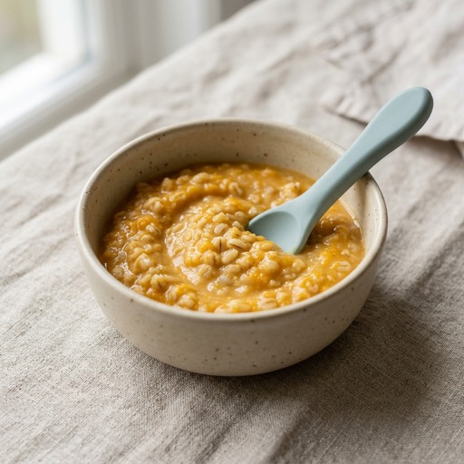 Barley & Butternut Squash — baby-led weaning recipe for 6+ months