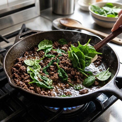 Beef & Spinach — photo 1