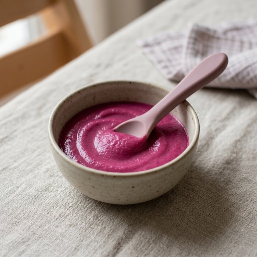 مزيج الشمندر والبطاطس — baby-led weaning recipe for 6+ months