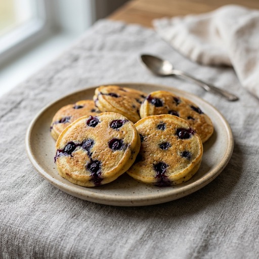 Blueberry Baby Pancakes — baby-led weaning recipe for 9+ months