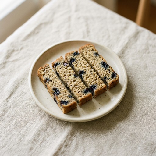 Blueberry Banana Bread — baby-led weaning recipe for 9+ months