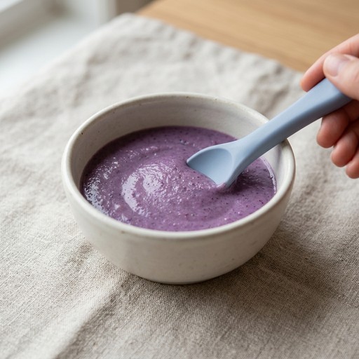 Buckwheat & Blueberry — baby-led weaning recipe for 6+ months