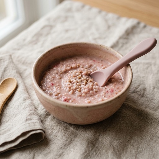Buckwheat & Strawberry — baby-led weaning recipe for 9+ months