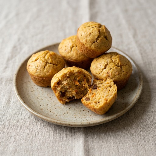 Carrot & Raisin Muffins — baby-led weaning recipe for 12+ months