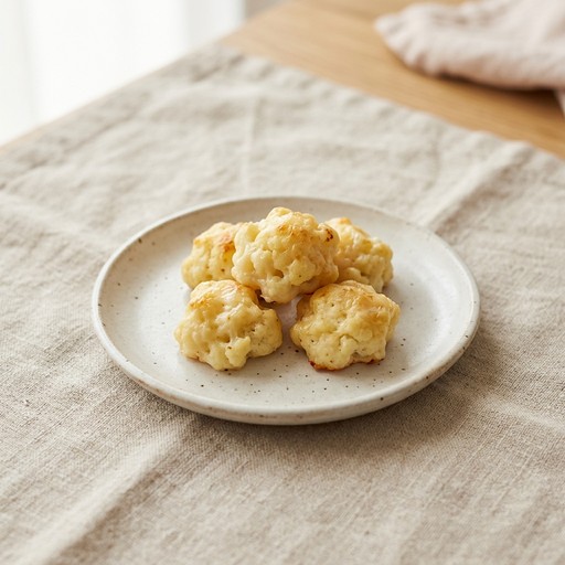 Cauliflower Cheese Bites — baby-led weaning recipe for 9+ months