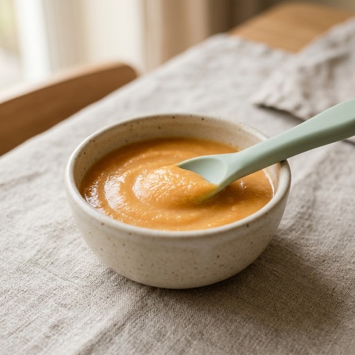 مزيج الكرفس والجزر — baby-led weaning recipe for 6+ months
