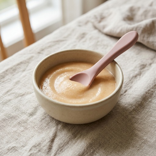 Chicken & Peach — baby-led weaning recipe for 6+ months