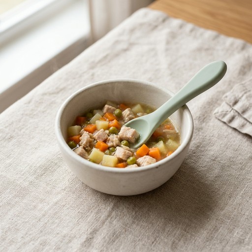 Chicken & Vegetable Stew — baby-led weaning recipe for 12+ months
