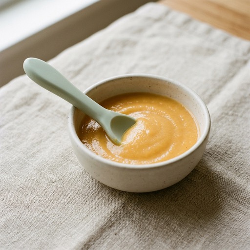 مزيج الذرة والطماطم — baby-led weaning recipe for 6+ months
