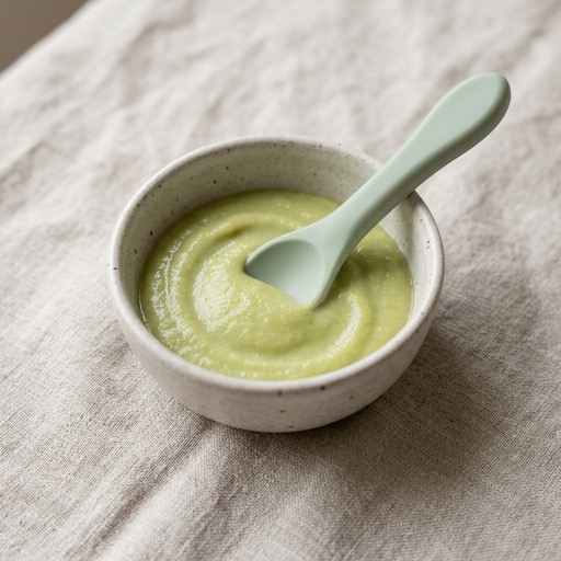 Edamame & Pear — baby-led weaning recipe for 6+ months