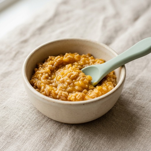 Farro & Apricot — baby-led weaning recipe for 6+ months