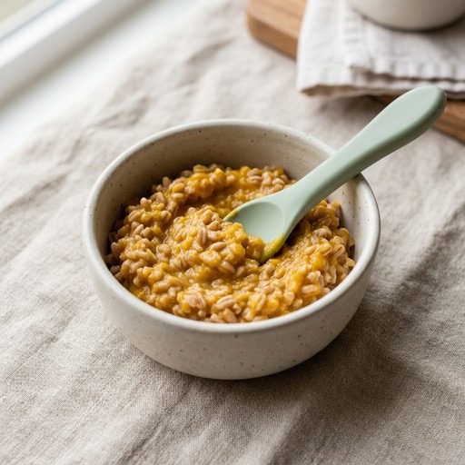 Farro & Pumpkin — baby-led weaning recipe for 6+ months