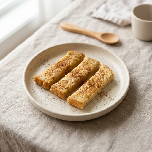 Cinnamon French Toast Fingers — baby-led weaning recipe for 9+ months