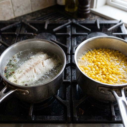 Halibut & Corn — photo 1