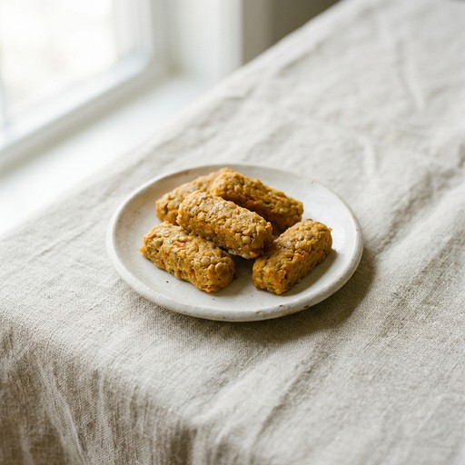 Lentil & Veggie Fingers — baby-led weaning recipe for 6+ months