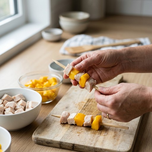 Mango & Chicken Soft Skewers — photo 1