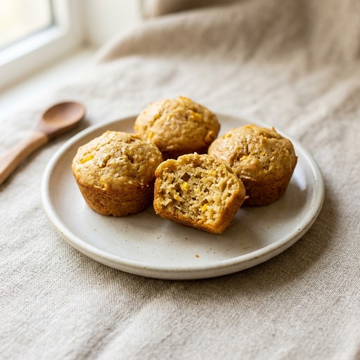 Mango & Coconut Muffins — baby-led weaning recipe for 9+ months