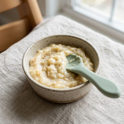 موز مهروس — baby-led weaning recipe for 6+ months