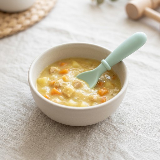 Mild Chicken Curry — baby-led weaning recipe for 12+ months