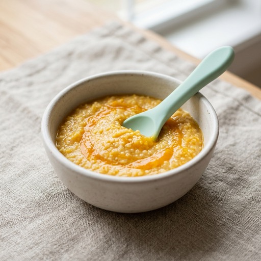 Millet & Mango — baby-led weaning recipe for 6+ months