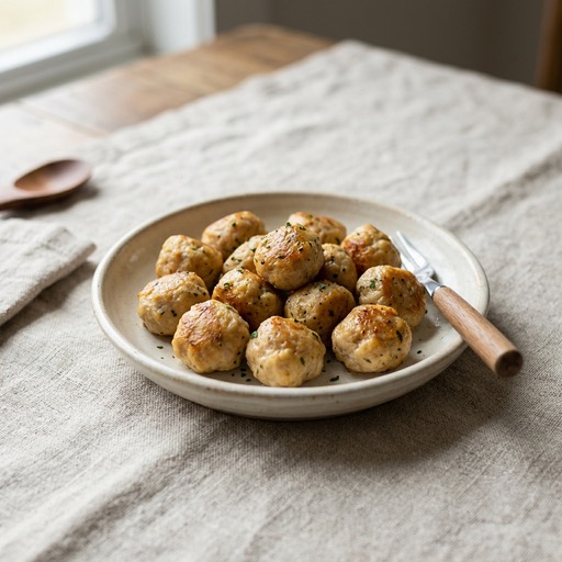 Mini Turkey Meatballs — baby-led weaning recipe for 12+ months