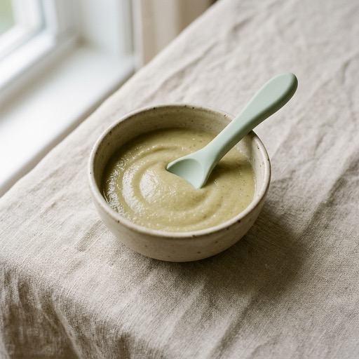 مزيج الفطر والكوسا — baby-led weaning recipe for 6+ months