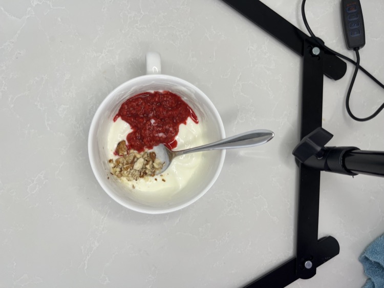 Almond and Red Berry Yogurt — baby-led weaning recipe for 9+ months