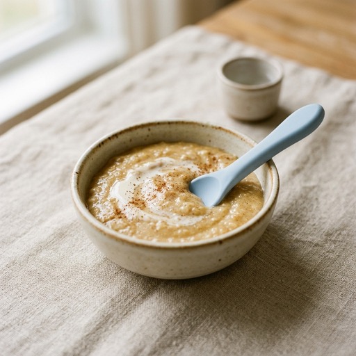 Oatmeal & Cinnamon — baby-led weaning recipe for 6+ months