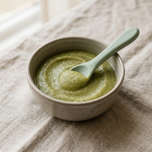 هريس البامية — baby-led weaning recipe for 6+ months