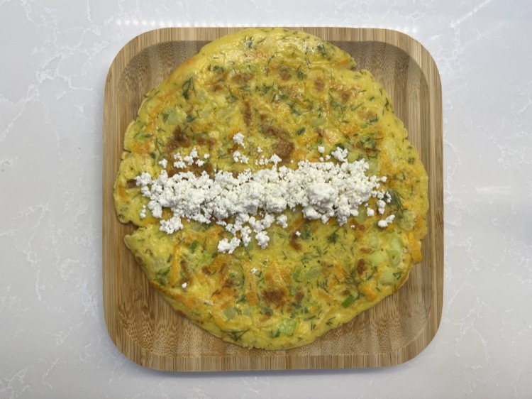 Vegetable Omelette Wrap — baby-led weaning recipe for 9+ months