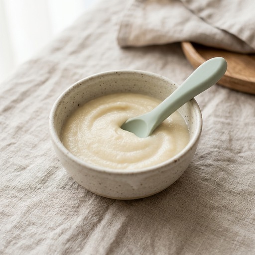 هريس الجزر الأبيض — baby-led weaning recipe for 6+ months