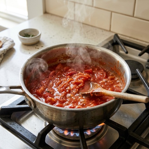 Soft Cooked Pasta & Tomato — photo 1