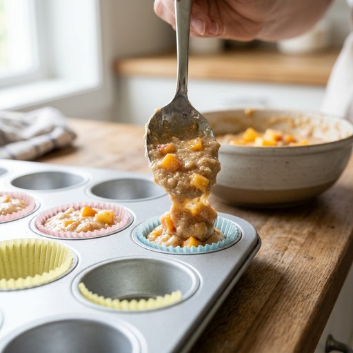 Peach & Oat Muffins — photo 1