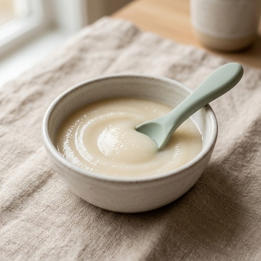 بوريه الكمثرى — baby-led weaning recipe for 6+ months