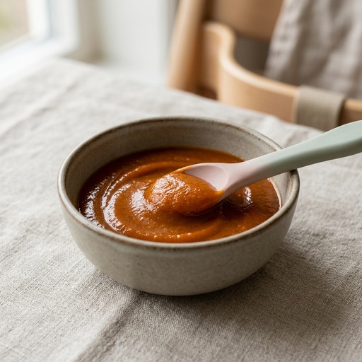 بوريه الكاكا — baby-led weaning recipe for 6+ months