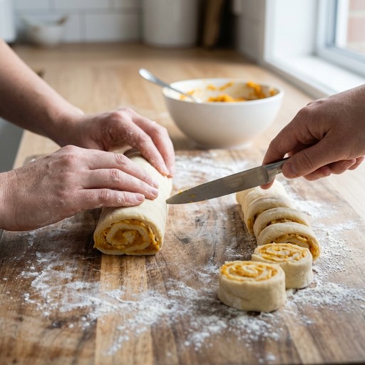Pumpkin & Cheese Scrolls — photo 1