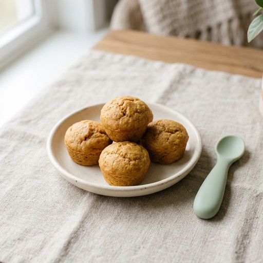 Pumpkin Spice Muffins — baby-led weaning recipe for 9+ months