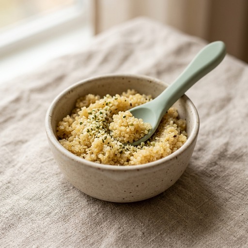 Quinoa & Hemp Hearts — baby-led weaning recipe for 6+ months