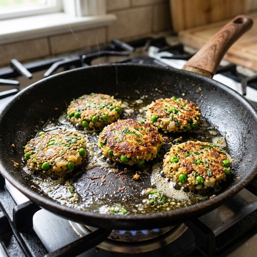 Quinoa & Pea Patties — photo 1
