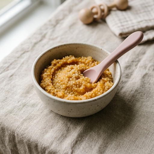 Quinoa & Sweet Potato — baby-led weaning recipe for 6+ months