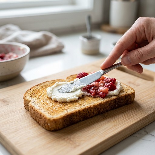 Ricotta & Berry Toast Fingers — photo 1