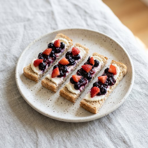 Ricotta & Berry Toast Fingers — baby-led weaning recipe for 9+ months