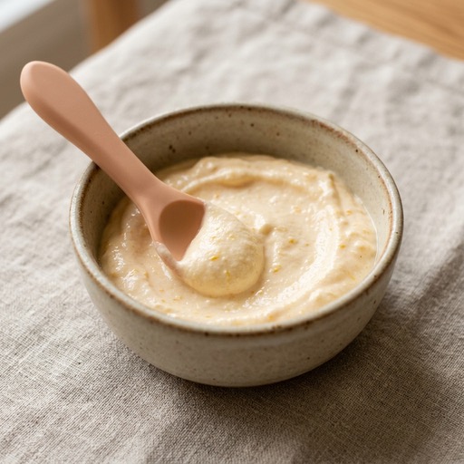 Ricotta & Orange — baby-led weaning recipe for 6+ months